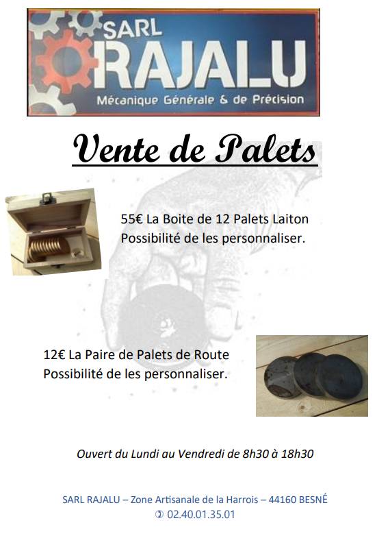 Vente de palets